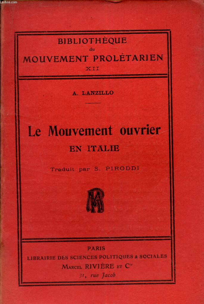 LE MOUVEMENT OUVRIER EN ITALIE.