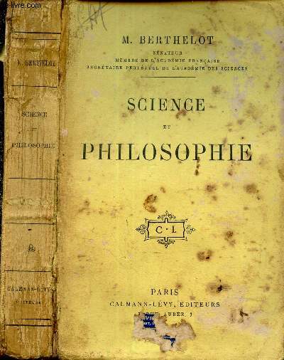 SCIENCE ET PHILOSOPHIE.