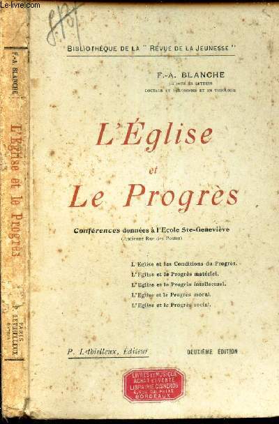 L'EGLISE et PROGRES.