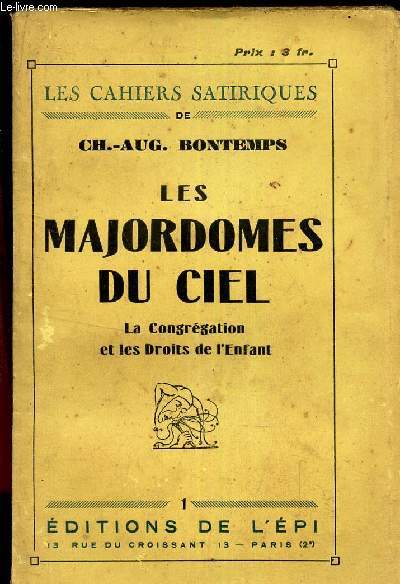 LES MAJORDOMES DU CIEL - LA CONGREGATION ET LES DROITS DE L'ENFANT.