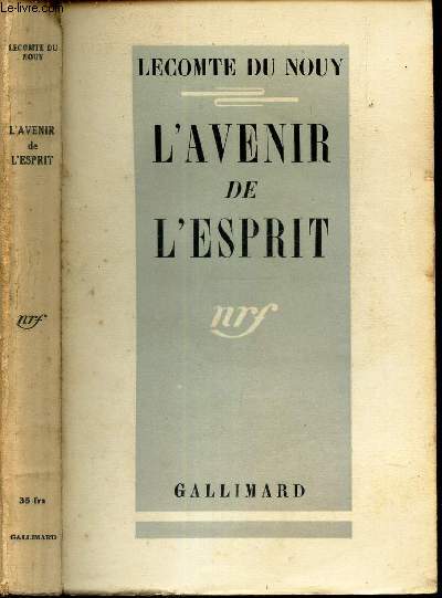 L'AVENIR DE L'ESPRIT.