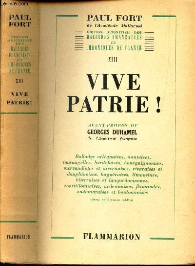 VIVE PATRIE! TOME XIII.