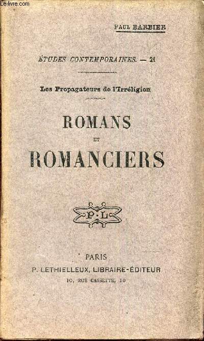 ROMANS et ROMANCIERS / 