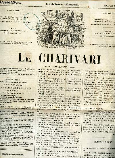 LE CHARIVARI - DIMANCHE 14 MAI 1865 / Le Vercingetorixisme - LA question du coup de chapeau etc...