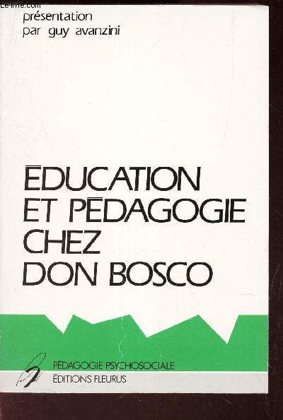 EDUCATION ET PEDAGOGIE CHEZ DON BOSCO