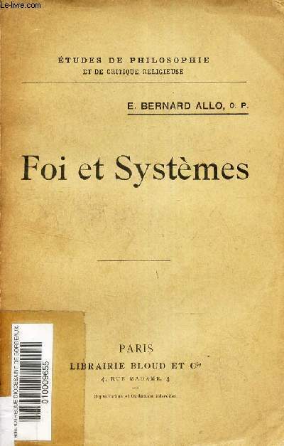 FOIS ET SYSTEMES