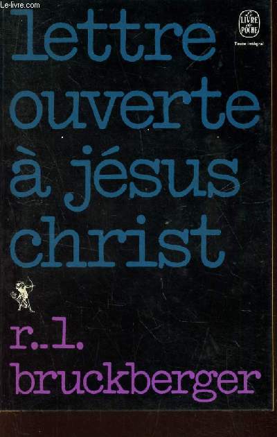 LETTRE OUVERTE A JESUS CHRIST