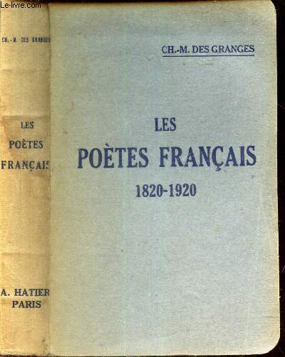 LES POETES FRANCAIS 1820-1920.