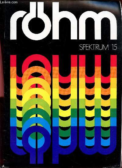 ROHM SPECTRUM N15/ GROUOE DES PRODUITS SEMI-FINIS.