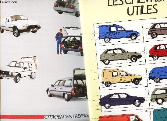 PLAQUETTE PUBLICITAIRE de : LES CHEVRONS UTILES CITROEN ENTREPRISE