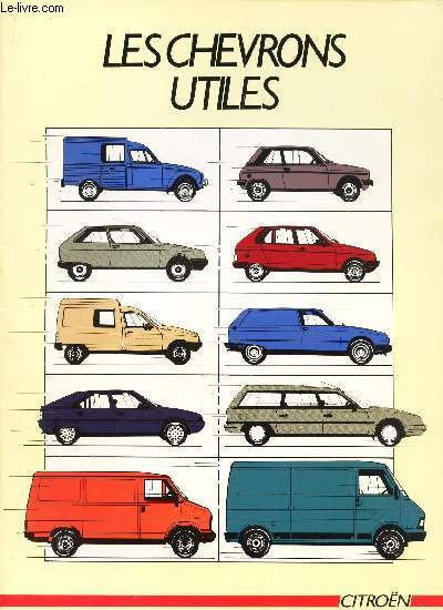 PLAQUETTE PUBLICITAIRE de : LES CHEVRONS UTILES.