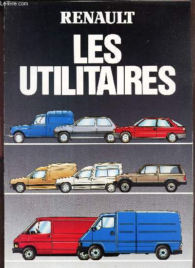 PLAQUETTE PUBLICITAIRE de : RENAULT - LES UTILITAIRES.