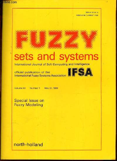 FUZZY SETS AND SYSTEMS -Vol.80 - N1 - may 7, 1996.
