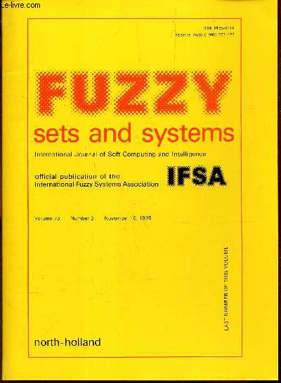 FUZZY SETS AND SYSTEMS -Vol.75 - N3 - nov 10, 1995.