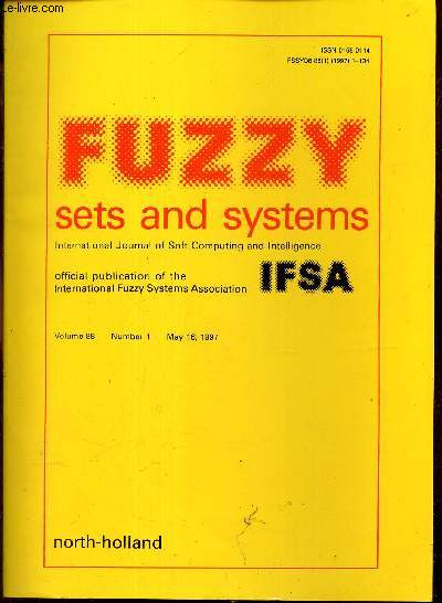 FUZZY SETS AND SYSTEMS -Vol. 88 - N1 - MAY 16? 1997.