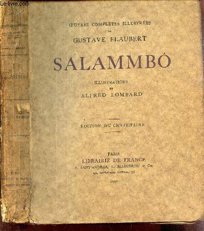 SALAMMBO. / ILLUSTRATIONS DE ALFRED LOMBARD.