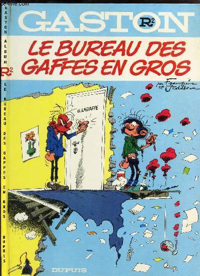 GASTON R2 - LE BUREAU DES GAFFES EN GROS - FRANQUIN ET JIDEHEU - 1972 - Afbeelding 1 van 1