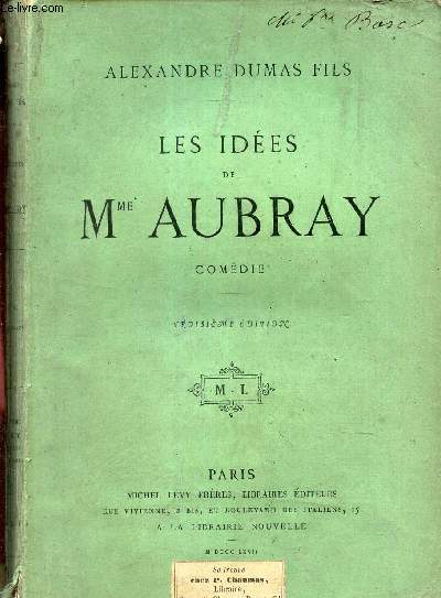 LES IDEES DE Mme AUBRAY - COMEDIE.