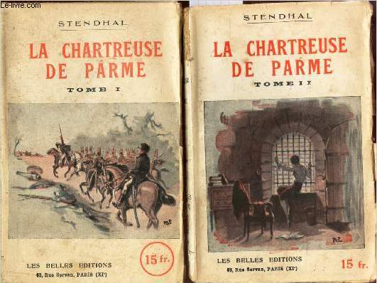 LA CHARTREUSE DE PARME - en  volumes / tome 1 + TOME II.