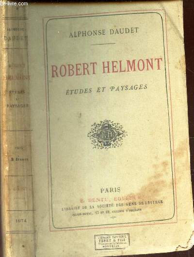 ROBERT HELMONT - ETUDES ET PAYSAGES.