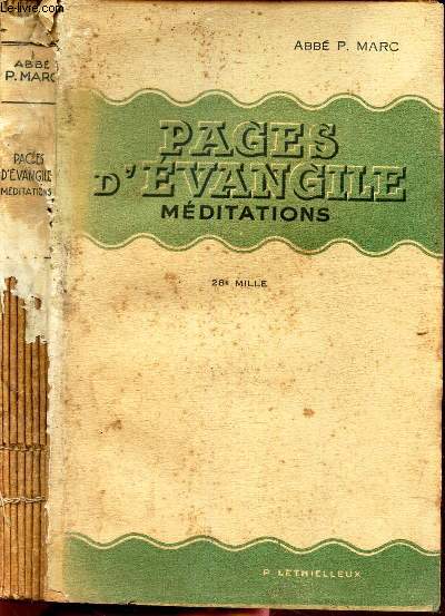 PAGES D'EVANGILE - MEDITATIONS.