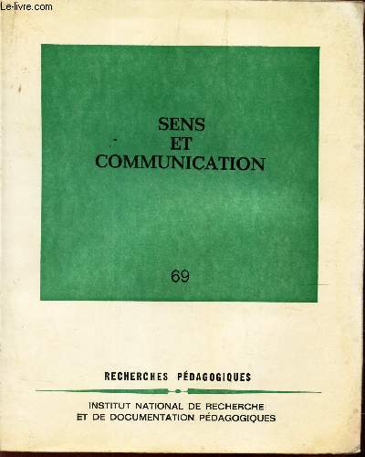 SENS ET COMMUNICATIONS - N69 DE 