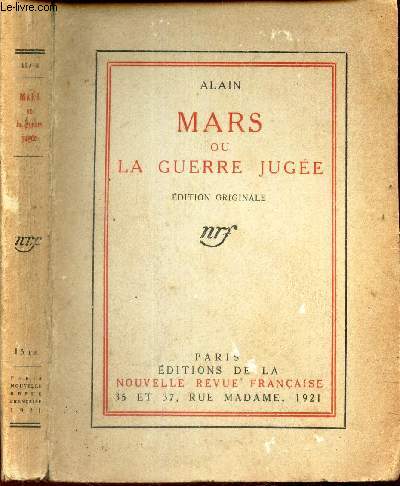 MARS ou LA GUERRE JUGEE.