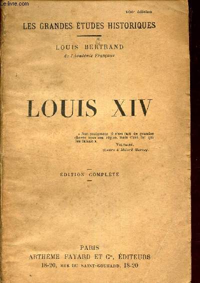 LOUIS XIV.