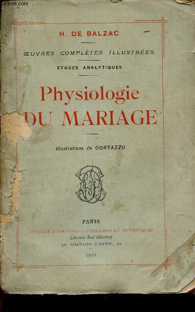 PHYSIOLOGIE DU MARIAGE.