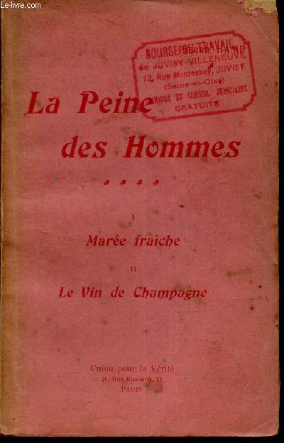 MAREE FRAICHE - LE VIN DE CHAMPAGNE.
