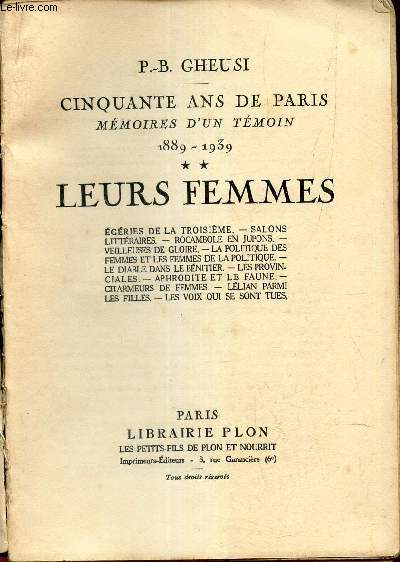 LEURS FEMMES - TOME 2 DE 