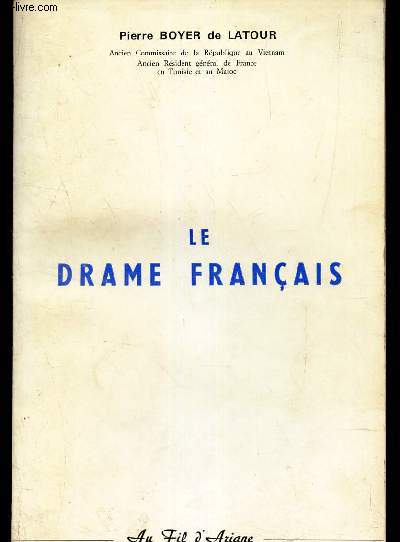 LE DRAME FRANCAIS