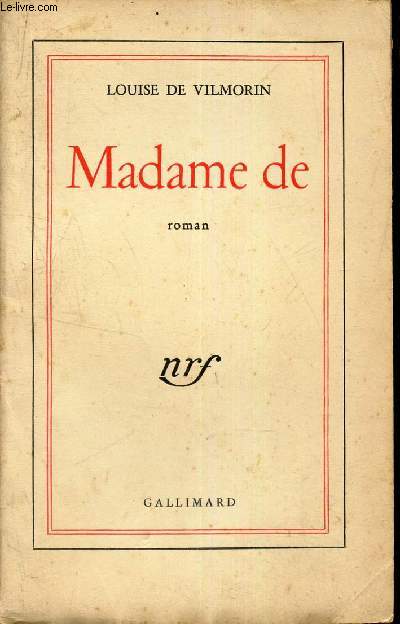 MADAME DE.