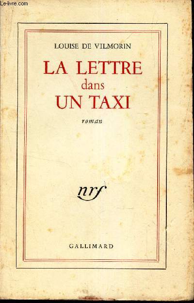 LA LETTRE DANS UN TAXI.