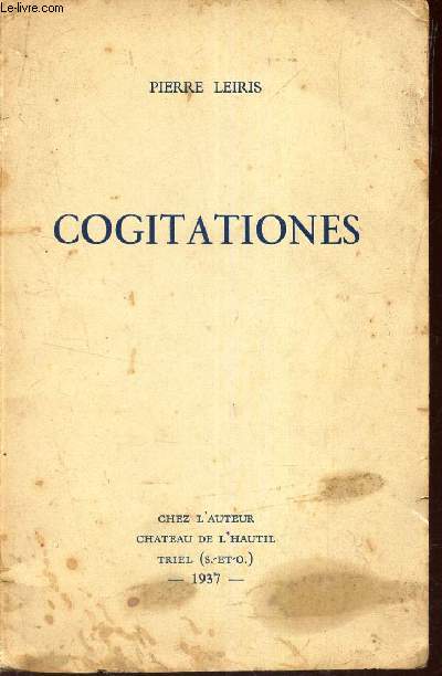 COGITATIONES.