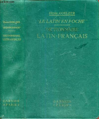 LE LATIN EN POCHE - DICTIONNAIRE LATIN FRANCAIS