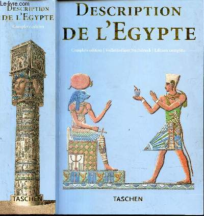 DESCRIPTION DE L'EGYPTE - PUBLIEE PAR LES ORDRES DE NAPOLEON BONAPARTE.