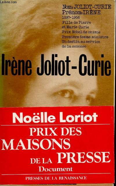 IRENE JOLIOT-CURIE
