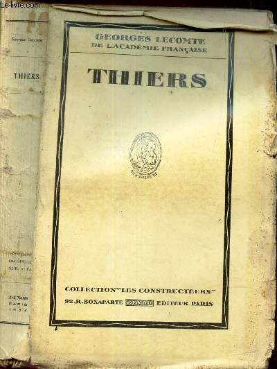 THIERS. // EDITION ORIGINALE SUR ALPHA.