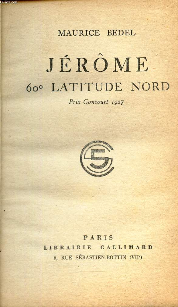 JEROME - 60 LATITUDE NORD.