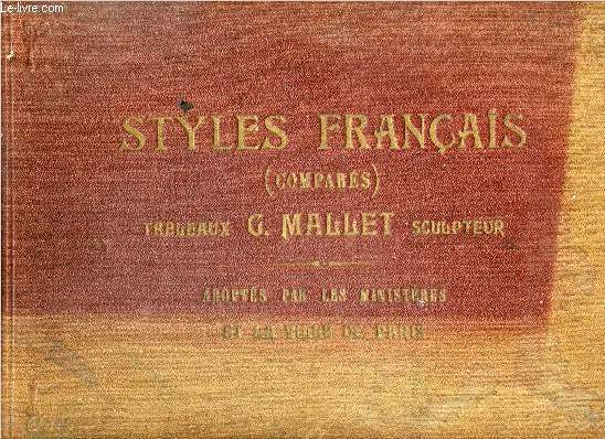 STYLES FRANCAIS COMPARES.
