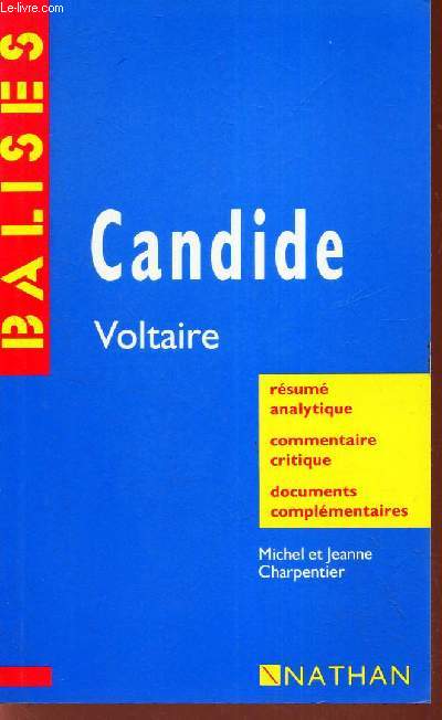 CANDIDE - VOLTAIRE - / BALISES. N4.