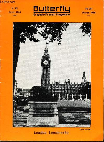 BUTTERFLY - N261 - MARS 1968 / LONDON LANDMARKS / ETC...