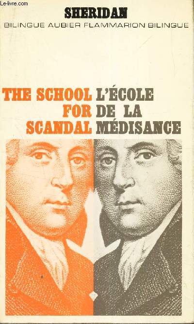 L'ECOLE DE LA MEDISANCE / SCHOOL FOR SCANDAL