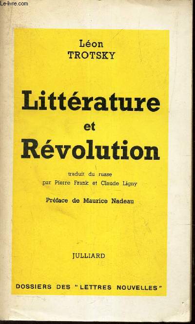 LITTERATURE et REVOLUTION.