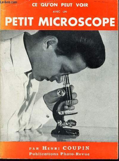 CE QU'ON PEUT VOIT AVEC UN PETIT MICROSCOPE.