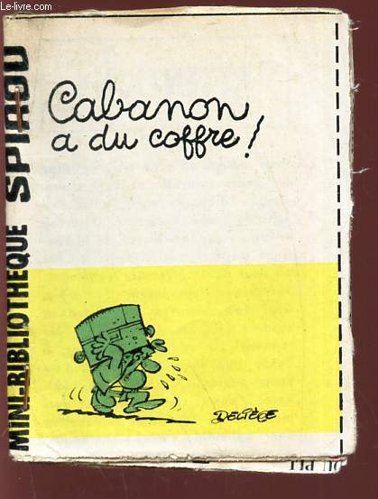 CABANON A DU COFFRE ! - N377/ MINI-BIBLIOTHEQUE SPIROU.