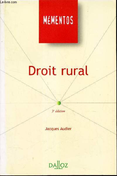 DROIT RURAL.