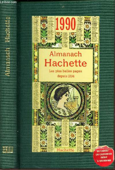 ALMANACH HACHETTE - 1990.