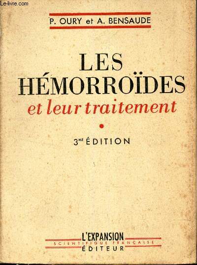 LES HEMOROIDES ET LEUR TRAITEMENT.